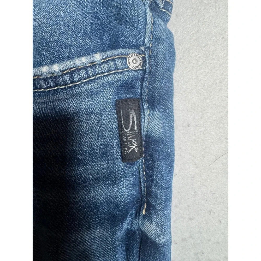 Silver Jeans Co Suki Bootcut Jeans W93719EPX237 Blue Denim Size 24 Plus L33